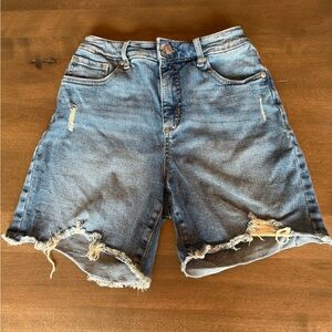 Sofia Jeans Distressed Denim Shorts